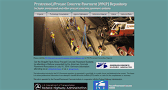 Desktop Screenshot of precastconcretepavement.org